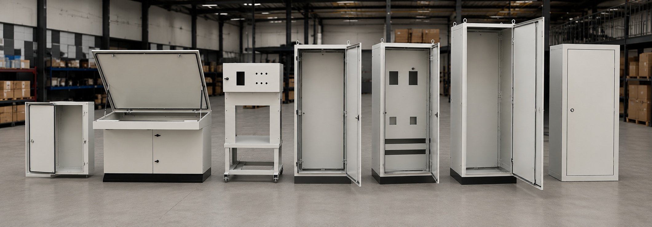 Quadros e painéis elétricos fabricados pela da Eletro Quadros Metalúrgica